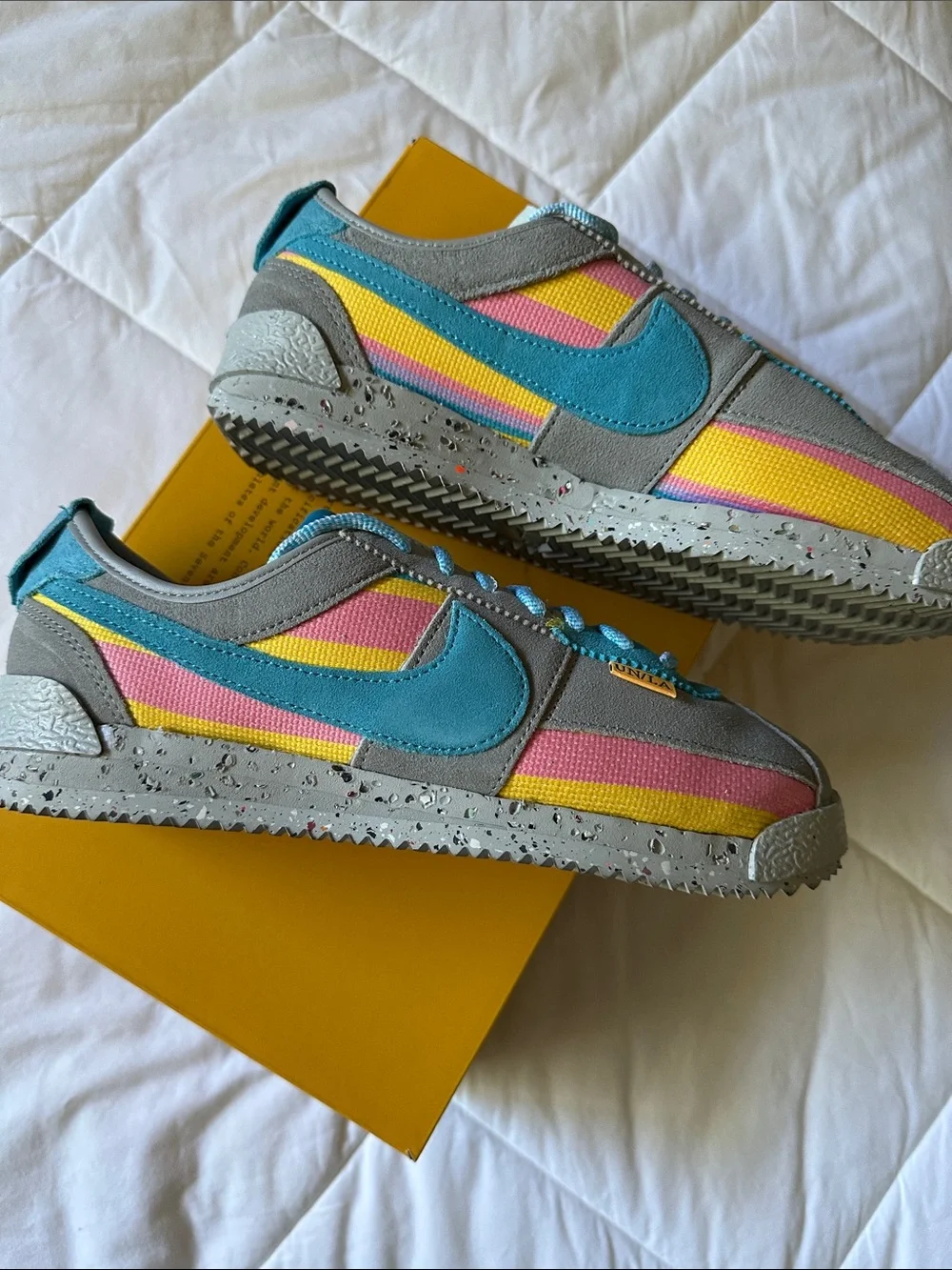 RARE UNION LA x Nike Cortez SP Teal Gray Women's Runner Sneakers